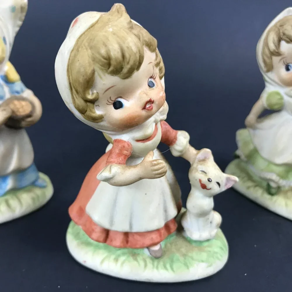 Set of 3 vintage Homco Kids figurines